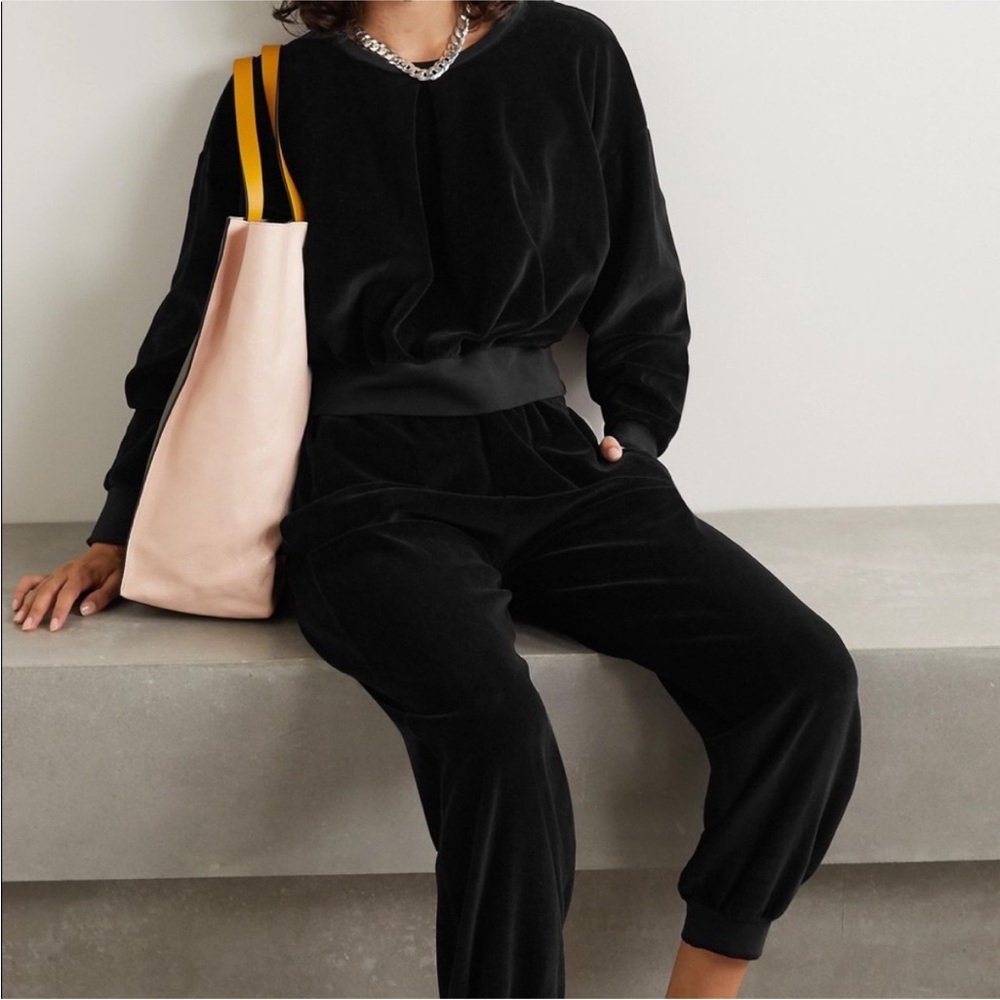 Suzi Kondi Black Velour Set